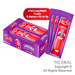 GOLO GOMA STICK FRUTILLA (PACK 12X 15GR) DOCILE